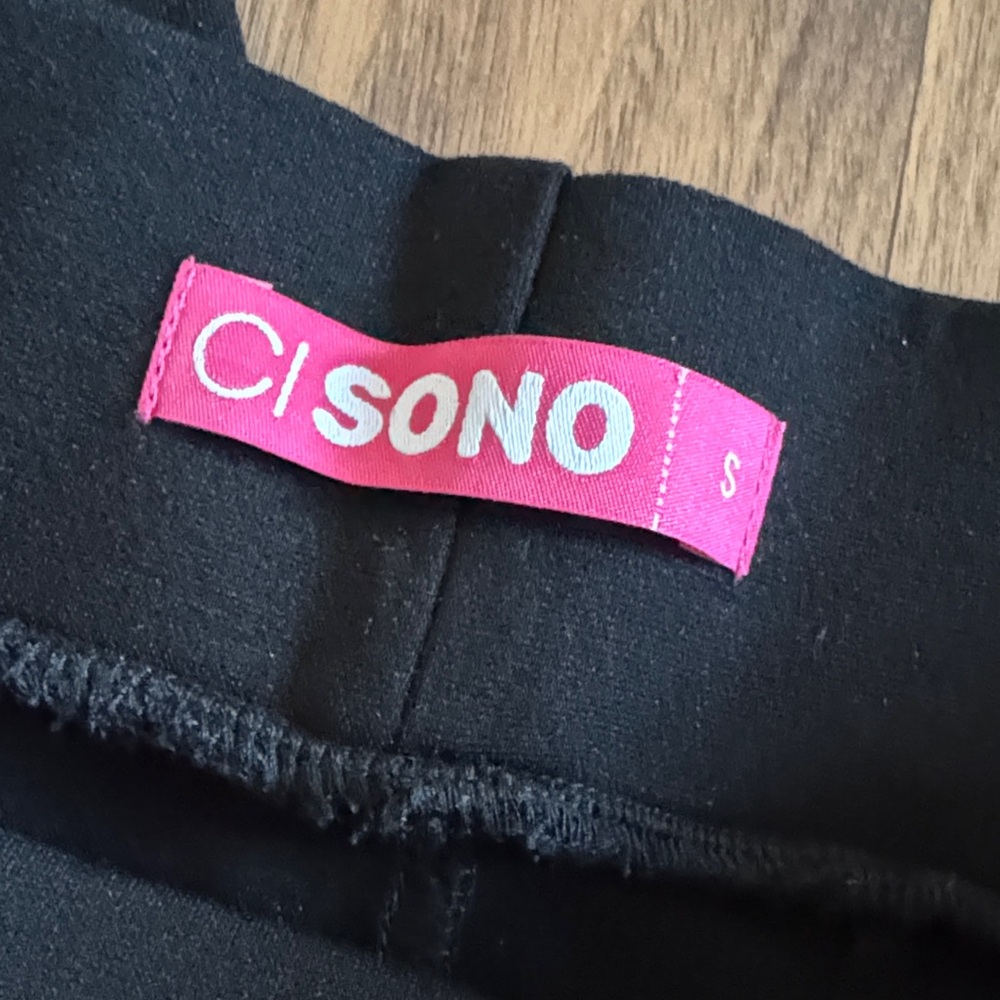 Ci Sono Black High-Waisted Pants - Picture 3 of 3